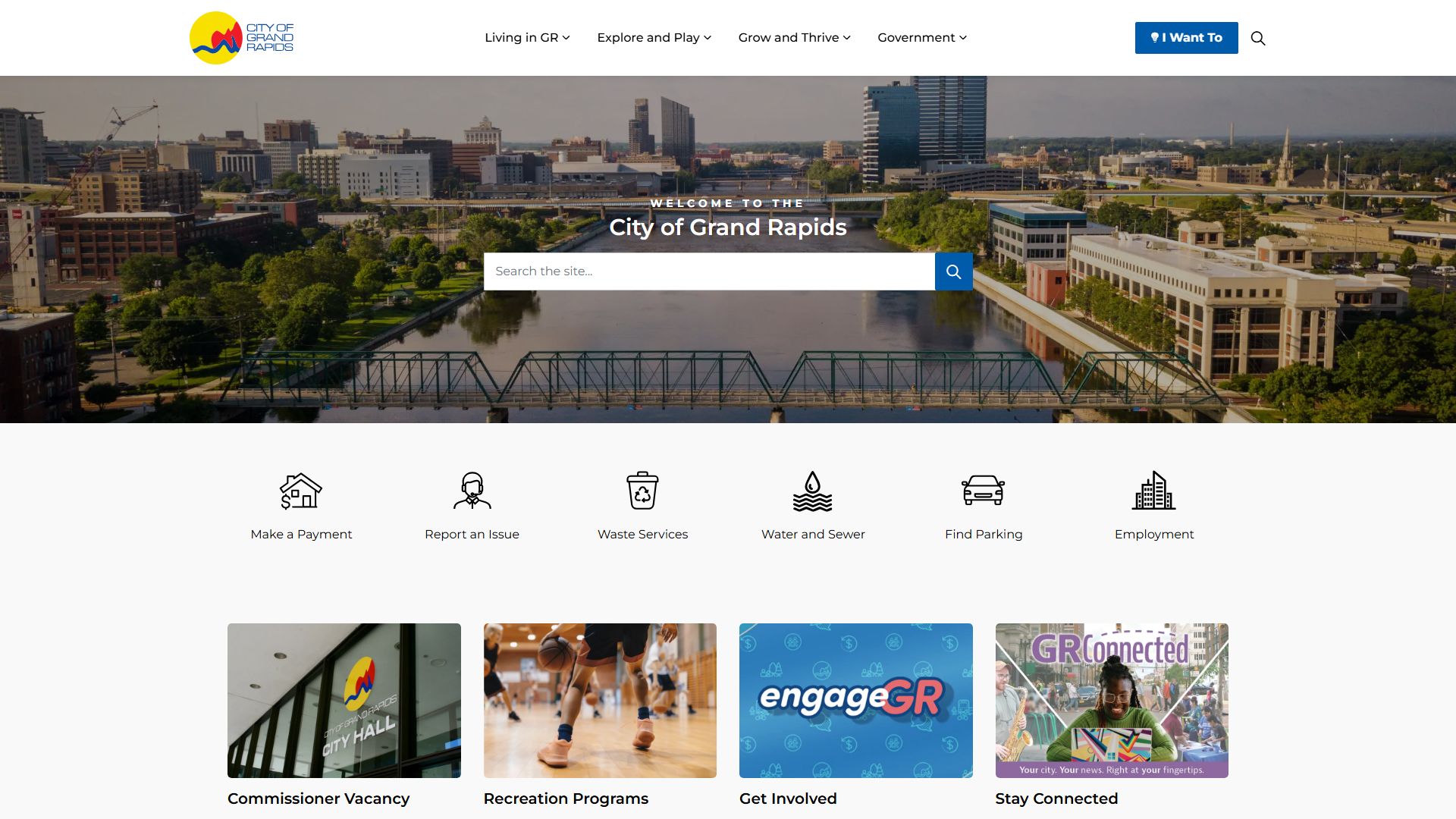 Grand Rapids city website for probate court records