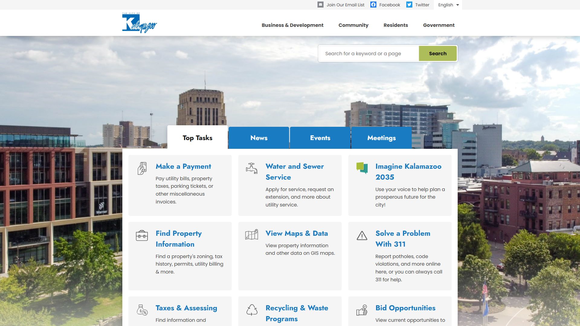 Kalamazoo Michigan probate court records city information