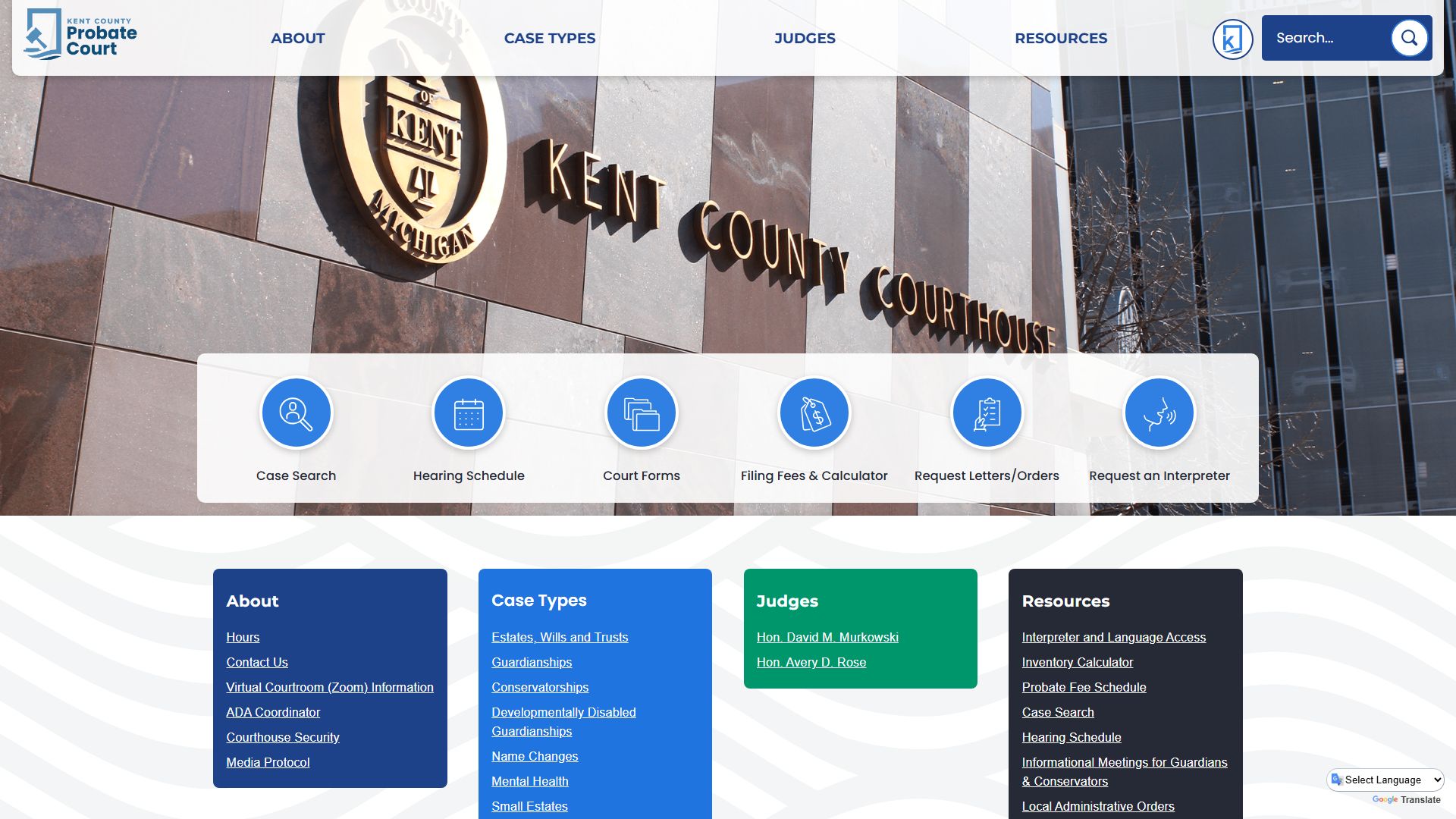 Kent County Probate Court information for Wyoming probate court records