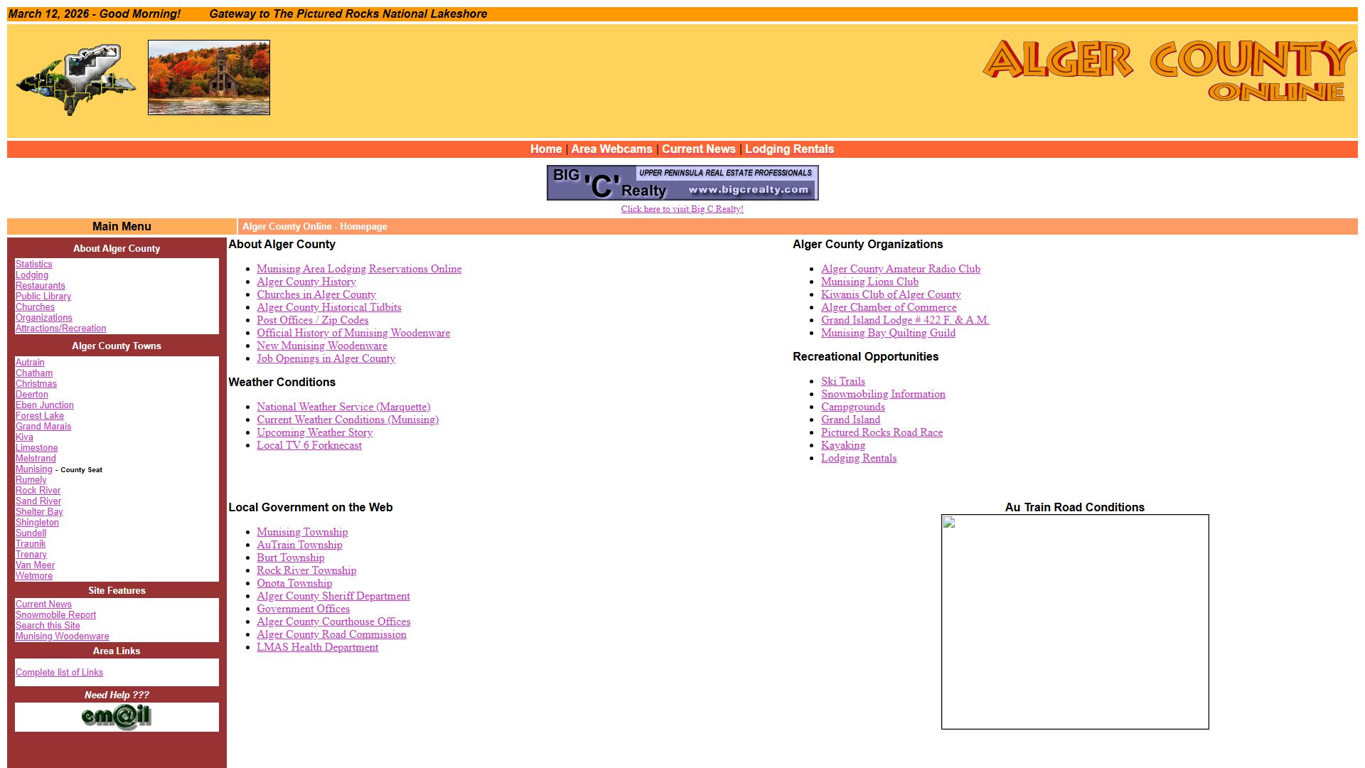 Alger County probate court records and courthouse information