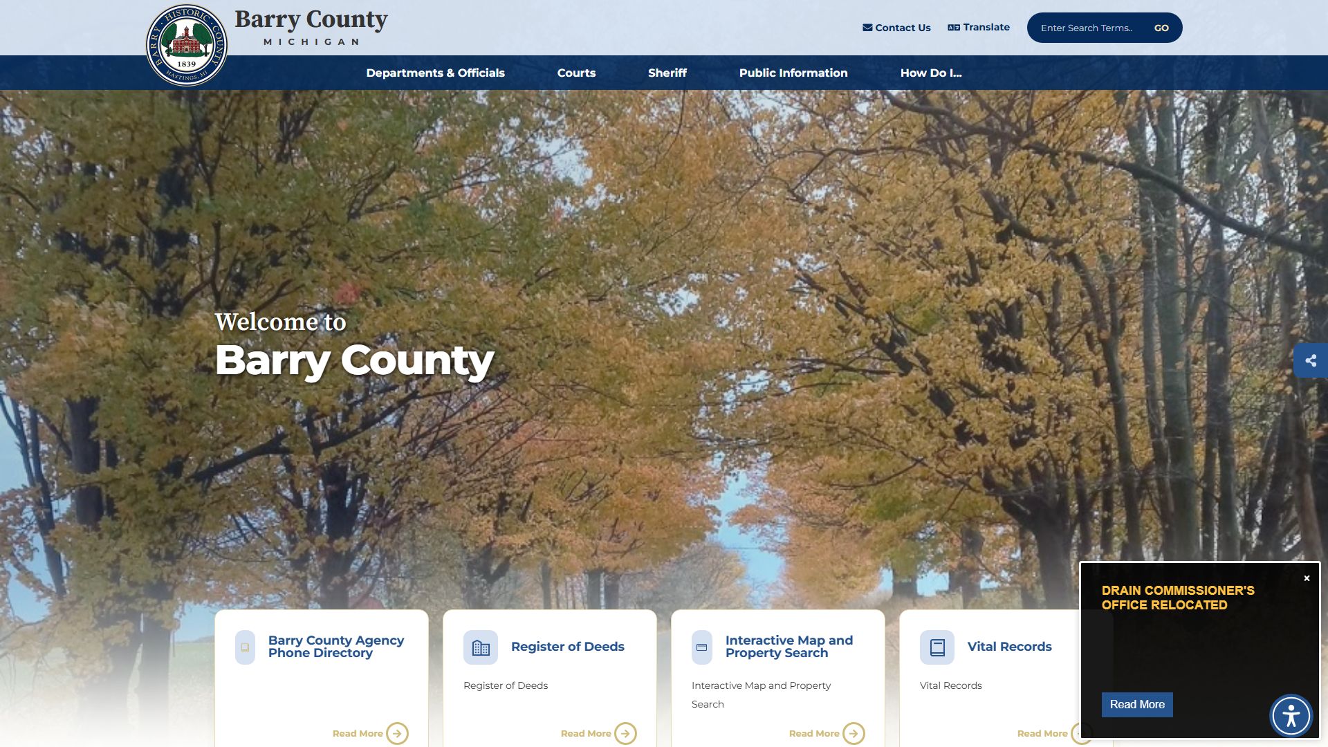 Barry County probate court records and government services