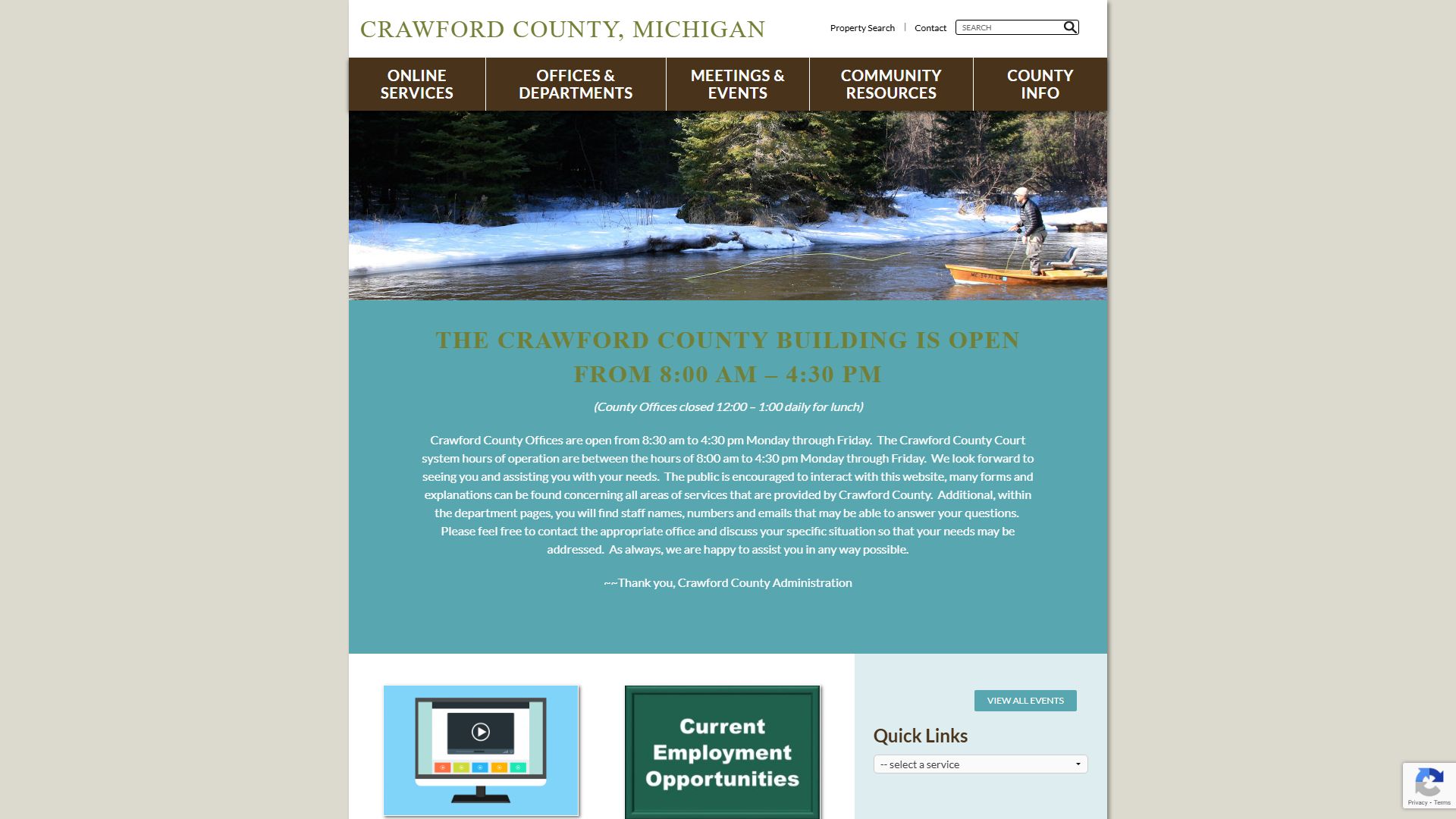 Crawford County website for probate court records