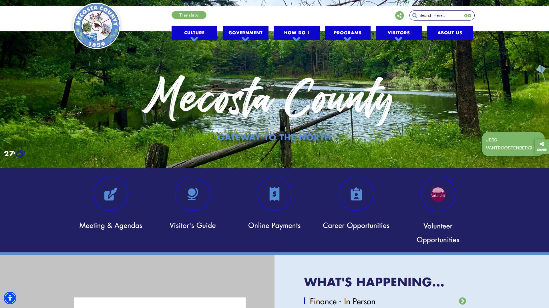 Mecosta County probate court records and government resources