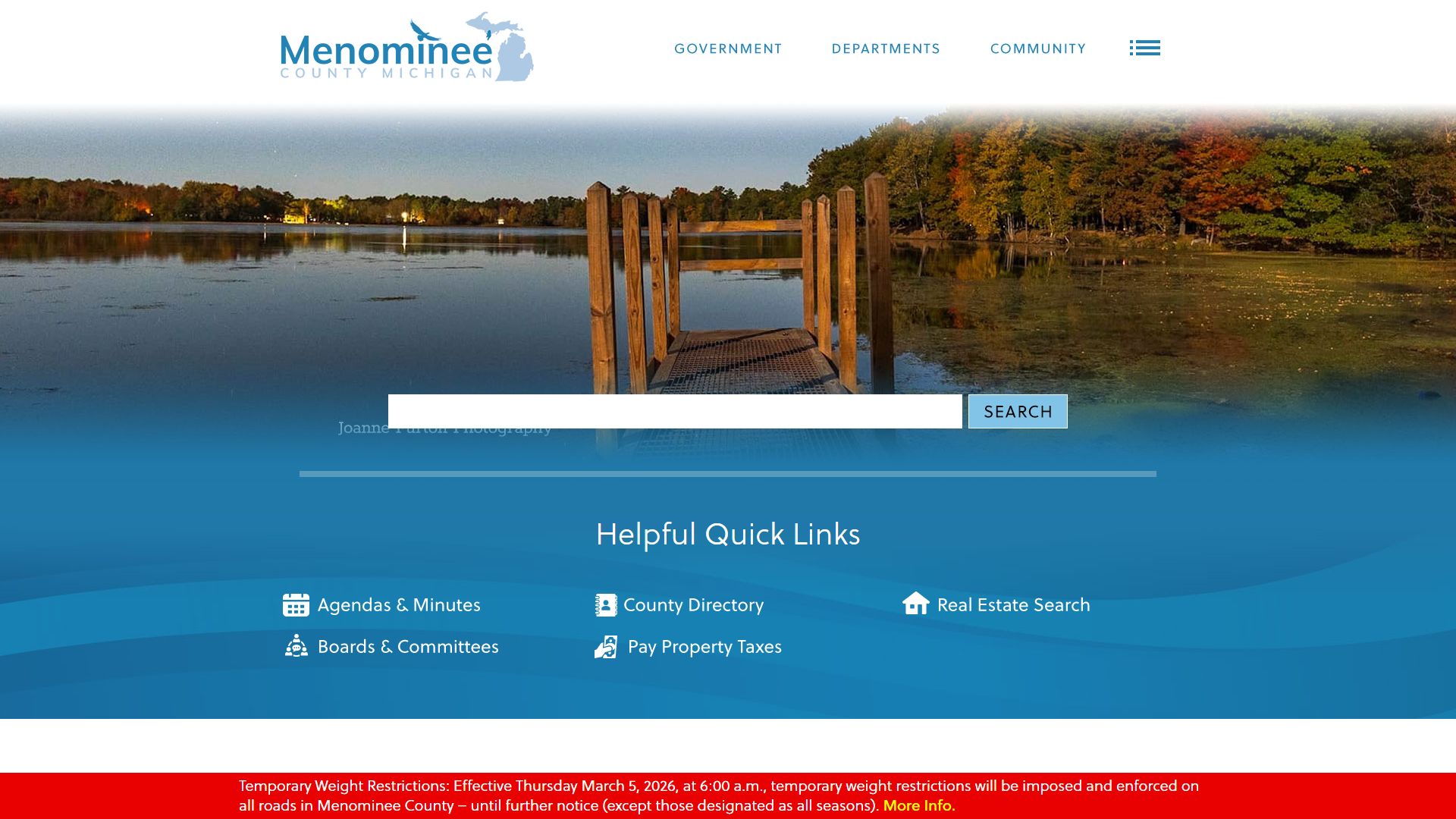 Menominee County probate court records and county resources