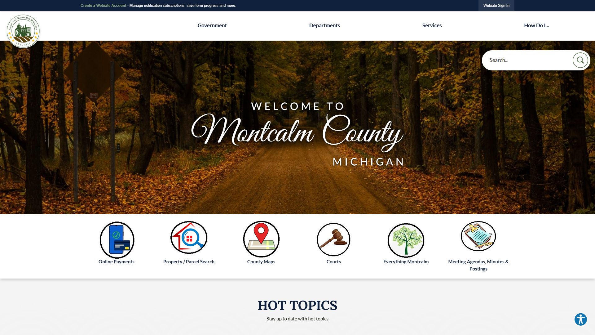 Montcalm County probate court records and county resources