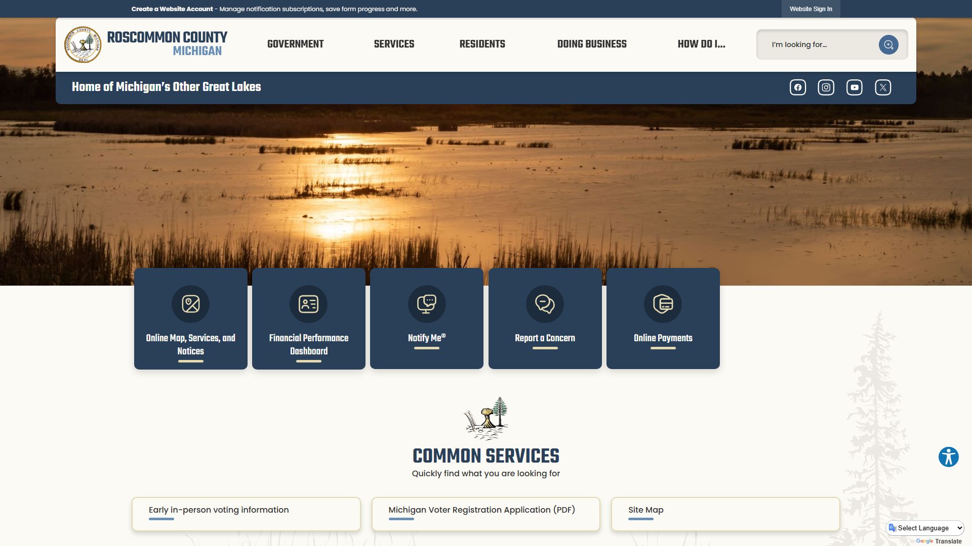 Roscommon County probate court records resource page