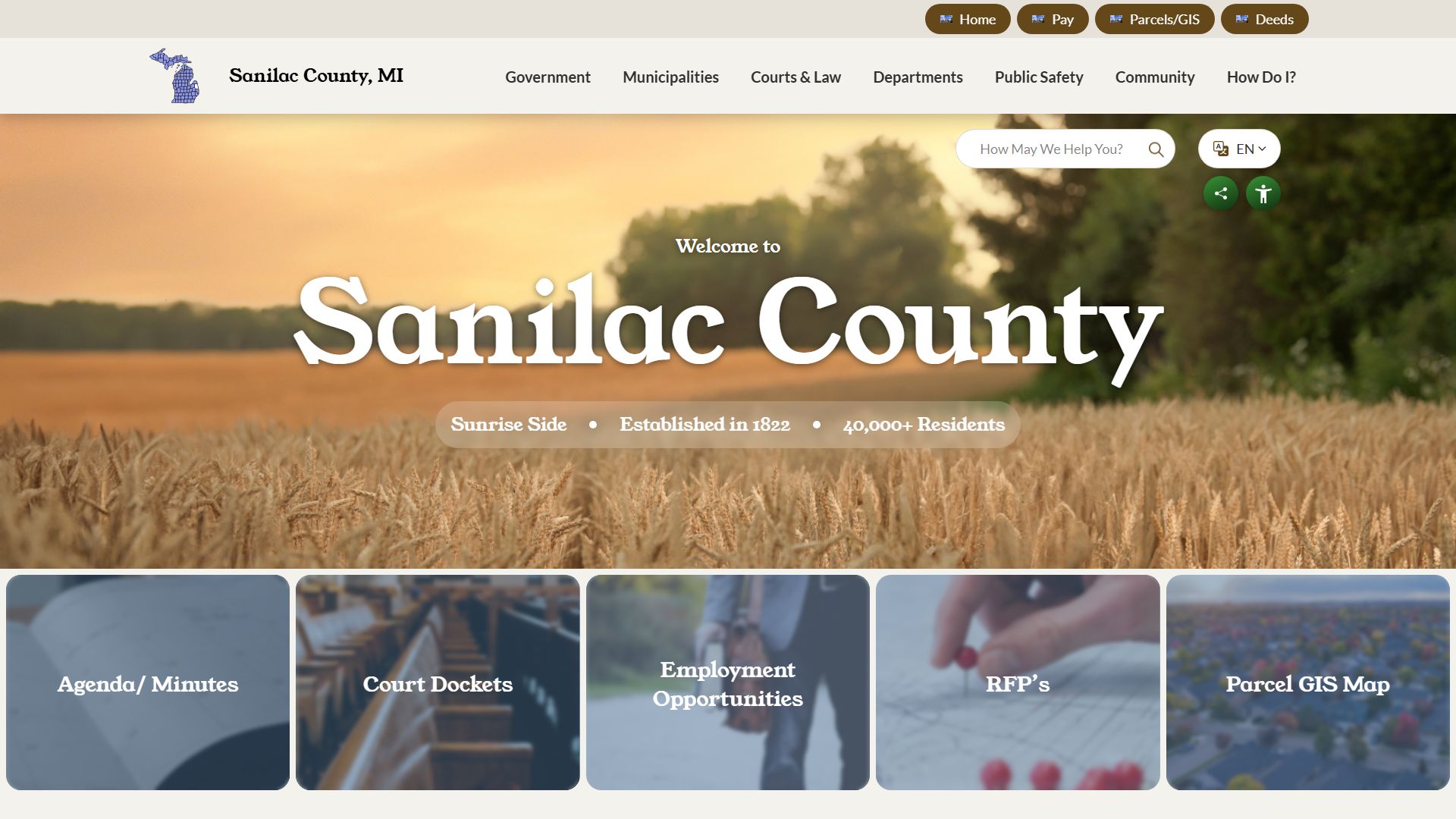 Sanilac County probate court records resource page